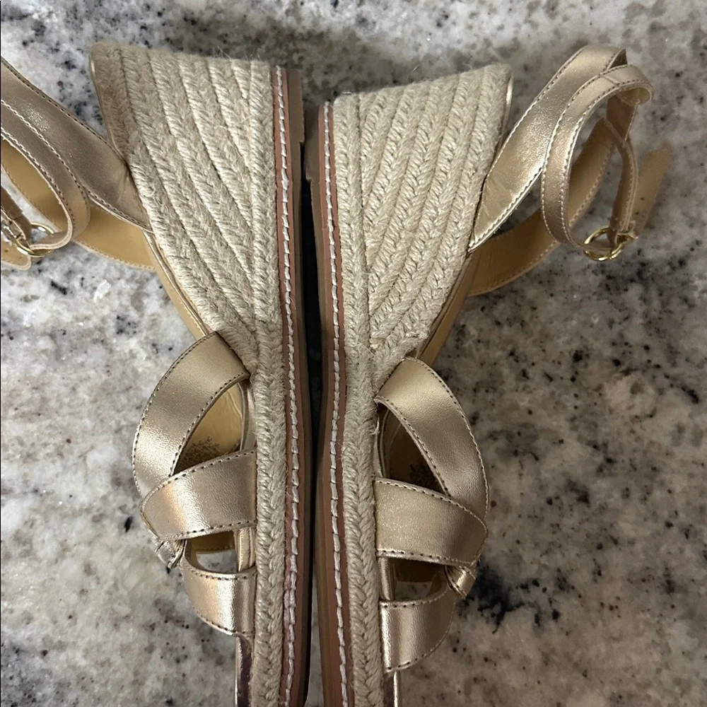 J. Crew chic metallic